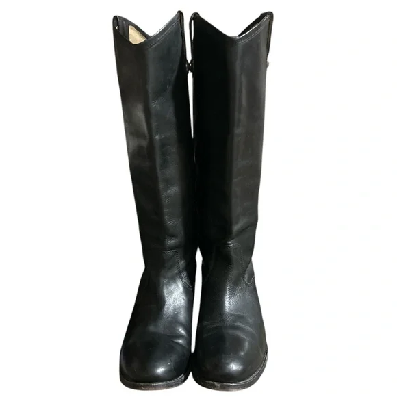 FRYE Melissa boots size 9, black, equestrian style - Picture 2 of 8